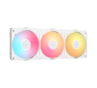 CORSAIR RX360 II RGB Marco Unificado 3 Ventiladores PWM - Blanco | Iluminación RGB intensa, Bajo Ruido, Cojinetes de Cúpula Magnéticos, Modo Zero RPM