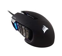 Corsair Scimitar RGB Elite MOBA/MMO Gaming Mouse Negro, Retroiluminado RGB LED, 18000 dpi, Óptico