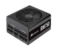 Corsair Serie RM, RM750, 750 W, Certificado 80+ Gold, Fuente de alimentación Totalmente Modular, Microsoft Modern Standby