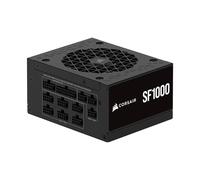 CORSAIR SF1000 (2024) Fuente de Alimentación Platinum 80 Plus ATX 3.0 Totalmente Modular de Bajo Ruido - Listo para PCIe 5.0 - Soporte SFX a ATX Incluido - Negro