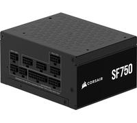 Corsair SF750 (2024) Fuente de alimentación ATX Totalmente Modular de bajo Ruido 80 Plus Platinum - Compatible con ATX 3.1 - Listo para PCIe 5.1 - Soporte SFX-a ATX Incluido - Negro