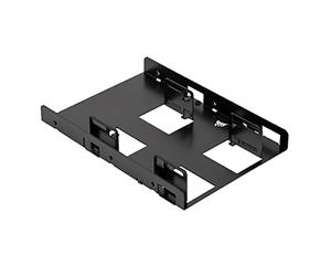 Corsair Soporte de Montaje de Doble SSD (Adaptador de 3.5" para Instalar SSD de 2.5", Instalación Sencilla) Negro