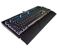 Corsair Strafe RGB MK.2 Teclado mecánico para Gaming - Passthrough USB - Lineal y silencioso - Cherry MX Red Switch - Retroiluminación LED RGB - 44,7 x 16,8 x 4 cm