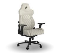 Corsair TC500 Luxe Silla para Juegos - Tejido Transpirable Premium - Asientos Anchos - Reposabrazos Ajustables en 5 Direcciones - Soporte Lumbar Ajustable - Reclinable 90-135° - Escarcha