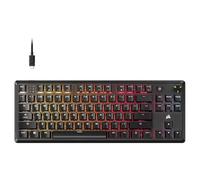 Corsair K70 CORE TKL Teclado Mecánico Gaming RGB Switch MLX Red v2 Negro - Portugués