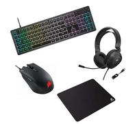 Corsair Teclado K55 Core + Harley RGB Pro Mouse + HS35 v2 Surround Auriculares + MM100 Mousepad Bundle Gaming