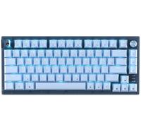 Corsair Teclado mecánico inalámbrico K65 Plus 75% RGB Intercambiable en Caliente para Mac y iPad - Interruptores lineales MLX Red v2 prelubricados, amortiguación de Sonido - Diseño QWERTY NA - Azul