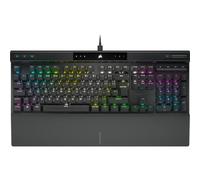 Corsair Teclado mecánico para Juegos K70 RGB Pro con Cable, interruptores lineales Cherry MX Red, Teclas PBT de Doble Disparo, Compatible con iCUE, QWERTY UK, PC, Mac, Xbox, Color Negro