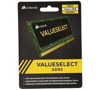 Corsair Value Select - Módulo de Memoria SODIMM de 2 GB (1 x 2 GB, DDR3, 1333 MHz, CL9) (CMSO2GX3M1A1333C9)