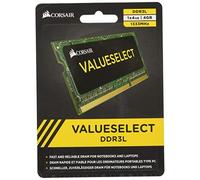 Corsair Value Select SODIMM 4GB (1x4GB) DDR3L 1333MHz C9 Memoria para Portátiles/Notebooks - Negro