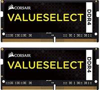 Corsair Value Select SODIMM 16GB (2x8GB) DDR4 hasta 2133MHz C15 Memoria para Portátiles/Notebooks - Negro