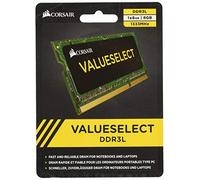 Corsair Value Select SODIMM 8GB (1x8GB) DDR3L 1333MHz C9 Memoria para Portátiles/Notebooks - Negro