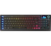 Corsair Vanguard Air 99 Wireless - Teclado Gamer Óptico-Mecánico Low-Profile RGB 99%, QWERTY Español, Switches OPX, 8000Hz Hyper-Polling, Integración Stream Deck, FlashTap SOCD - Negro