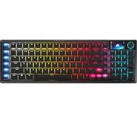 Corsair Vanguard Air 99 Wireless - Teclado Gamer Óptico-Mecánico Low-Profile RGB 99%, QWERTY Inglés (US), Switches OPX, 8000Hz Hyper-Polling, Integración Stream Deck, FlashTap SOCD - Negro