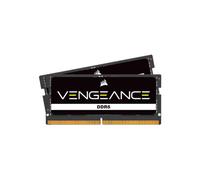CORSAIR Vengeance SODIMM DDR5 RAM 32GB (2x16GB) hasta 5600MHz CL48-48-48-90 1.10V Intel XMP 3.0 Memoria del Portátil - Negro (CMSX32GX5M2A5600C48)