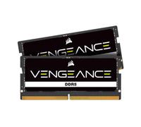 CORSAIR Vengeance SODIMM DDR5 RAM 32GB (2x16GB) 5600MHz C48-48-48-90 1.10V Intel XMP 3.0 Memoria del Portátil - Negro (CMSX32GX5M2A5600C48)
