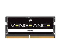 CORSAIR Vengeance SODIMM DDR5 RAM 64GB (2x32GB) 4800MHz CL40-40-40-77 1.10V Intel XMP 3.0 Memoria del Portátil - Negro (CMSX64GX5M2A4800C40)
