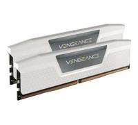 Corsair VENGEANCE DDR5 64 GB (2x32 GB) 5200Mhz C40 Memoria per Desktop (Regulación de Voltaje a Bordo, perfiles XMP 3.0 Personalizados, Factor de Forma Compacto, Optimizadas para Intel) Blanco