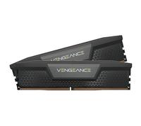 CORSAIR Vengeance DDR5 RAM 64GB (2x32GB) 6000MHz CL30 Intel XMP Compatible iCUE Memoria para Ordenadores - Negro (CMK64GX5M2B6000C30)