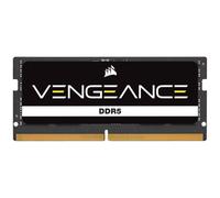 CORSAIR Vengeance SODIMM DDR5 RAM 32GB (1x32GB) 5600MHz CL48-48-48-90 1.10V Intel XMP 3.0 Memoria del Portátil - Negro (CMSX32GX5M1A5600C48)
