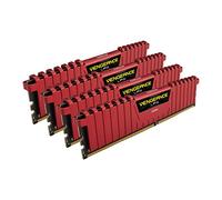 Corsair Vengeance LPX - Módulo de memoria XMP 2.0 de alto rendimiento de 32 GB (4 x 8 GB, DDR4, 3000 MHz, C15) color rojo