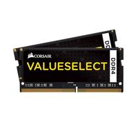 Corsair Vengeance - Módulo de memoria de 32 GB (2 x 16 GB, DDR4, 2666 MHz, SODIMM 260 Pin), negro (CMSX32GX4M2A2666C18)