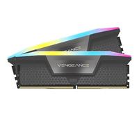CORSAIR Vengeance RGB DDR5 RAM 16GB (2x8GB) 6000MHz CL36-44-44-96 1.35V AMD Expo & Intel XMP 3.0 Memoria de Ordenador de Sobremesa - Gris (CMH16GX5M2E6000Z36)