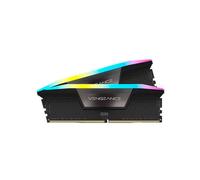 CORSAIR Vengeance RGB DDR5 RAM 32GB (2x16GB) hasta 6400MHz CL36 Intel XMP 3.0 Memoria de Ordenador de Sobremesa - Negro (CMH32GX5M2B6400C36)