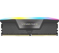 CORSAIR Vengeance RGB DDR5 RAM 16GB (1x16GB) 5200MHz CL40-40-40-77 1.25V AMD Expo Intel XMP 3.0 Memoria de Ordenador de Sobremesa - Gris (CMH16GX5M1B5200Z40)