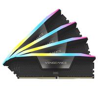 CORSAIR Vengeance RGB DDR5 RAM 128GB (4x32GB) hasta 5600MHz CL40 Intel XMP iCUE Memoria de Ordenador Compatible - Negro (CMH128GX5M4B5600C40)