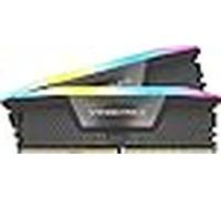 CORSAIR Vengeance RGB DDR5 16GB (2 x 8GB) hasta 5200MHz AMD Intel RAM | Memoria Gaming de Sobremesa, Compatible con AMD EXPO e Intel XMP 3.0, CL40, Gris, CMH16GX5M2B5200Z40