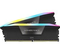Corsair Vengeance RGB DDR5 32GB (2x16GB) 6000Mhz C40 Memoria per Desktop (Regulación de Voltaje a Bordo, perfiles XMP 3.0 Personalizados, Factor de Forma Compacto, Optimizadas para Intel) Negro