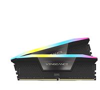 Corsair VENGEANCE RGB DDR5 32GB (2x16GB) 7000MHz C34 Kit de Memoria Optimizada Intel Para Equipos de Sobremesa - Iluminación RGB Dinámica de Diez Zonas - Perfiles Intel® XMP 3.0 Personalizados - Negro