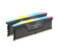 Memoria RAM Corsair Vengeance RGB 32GB 2x16GB DDR5 6000MHz CL38 AMD EXPO Gris
