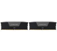 Corsair Vengeance RGB DDR5 64GB (2x32GB) 5200Mhz C40 Memoria optimizada de Intel (Iluminación dinámica RGB en Diez Zonas, Regulación de Voltaje a Bordo, perfiles XMP 3.0 Personalizados) Negro