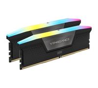CORSAIR Vengeance RGB DDR5 RAM 32GB (2 x 16GB) 6600Mhz Memoria de Computadora Compatible con iCUE - Negro (CMH32GX5M2B6600C38)