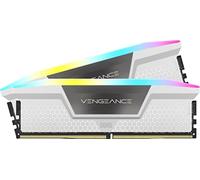 CORSAIR Vengeance RGB DDR5 RAM 64GB (2x32GB) 5600MHz CL40 Intel XMP Kit de Memoria Compatible con iCUE - Blanco (CMH64GX5M2B5600C40W)