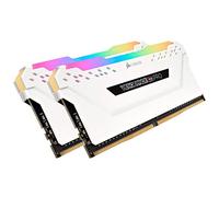 Corsair Vengeance RGB PRO - Kit de Memoria Entusiasta 32 GB (4 x 8 GB), DDR4, 3200 MHz, C16, XMP 2.0, Iluminación LED RGB, Blanco