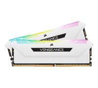 CORSAIR Vengeance RGB Pro SL 32GB (2x16GB) DDR4 hasta 3600MHz (PC4-28800) C18 1.35V Módulos de Memoria de Alto Rendimiento - Blanco