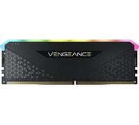 Corsair Vengeance RGB RS 16GB (1x16GB) DDR4 hasta 3200MHz C16 Memoria de Sobremesa (Tiempos de Respuesta Reducidos, Compatible con Intel & AMD 300/400/500 Series) Negro, (CMG16GX4M1E3200C16)