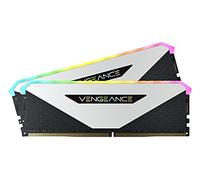 Corsair Vengeance RGB RT 32GB (2x16GB) DDR4 3600MHz C18 Memoria de Sobremesa (Iluminación Dinámica RGB, Optimizado para AMD 300/400/500 Series, Compatible con Intel 300/400/500 Series) Blanco