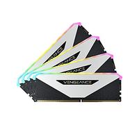 Corsair Vengeance RGB RT 32GB (4x8GB) DDR4 3200MHz C16 Memoria de Sobremesa (Optimizado para AMD 300/400/500 Series, Compatible con Intel 300/400/500 Series) Blanco (CMN32GX4M4Z3200C16W)