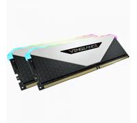 Corsair Vengeance RGB RT 16GB (2x8GB) DDR4 3200MHz C16 Memoria de Sobremesa (Iluminación Dinámica RGB, Optimizado para AMD 300/400/500 Series, Compatible con Intel 300/400/500 Series) Blanco