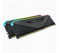 Corsair Vengeance RGB RT 16GB (2x8GB) DDR4 3200MHz C16 Memoria de Sobremesa (Iluminación Dinámica RGB, Optimizado para AMD 300/400/500 Series, Negro, CMN16GX4M2Z3200C16