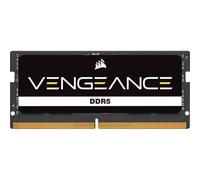 CORSAIR Vengeance SODIMM DDR5 RAM 16GB (1x16GB) 4800MHz CL40-40-40-77 1.10V Intel XMP 3.0 Memoria del Portátil - Negro (CMSX16GX5M1A4800C40)