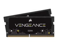 Vengeance 8GB DDR4-2400 módulo de memoria 2 x 4 GB 2400 MHz, Memoria RAM negro, 8 GB, 2 x 4 GB, DDR4, 2400 MHz, 260-pin SO-DIMM