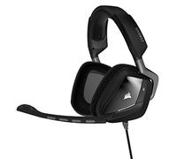Corsair Void USB Dolby 7.1 Gaming Headset Binaural Diadema Negro, Blanco Auriculares - Auriculares de Audio (PC/Juegos, 7.1 Canales, Binaural, Banda, Negro, Blanco, con Alambre)