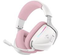 Corsair Void v2 Wireless Auriculares para Juegos con Bluetooth - Rosa | Dolby Atmos, Plataforma Dual Inalámbrica, Batería de Gran Autonomía, Carga Rápida - PC, PS5, PS4, Switch y Móvil