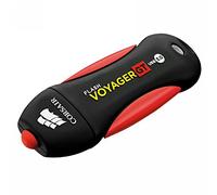 Corsair VoyagerGT - Memoria USB de 32 GB, Negro y Rojo