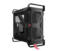 Corsair Warthog Chasis Semitorre de Alto Flujo de Aire - Negro | Construcción de Acero, Rendimiento de Alto Flujo de Aire, Compatible con Conectores de Placa Base de Conexión Inversa